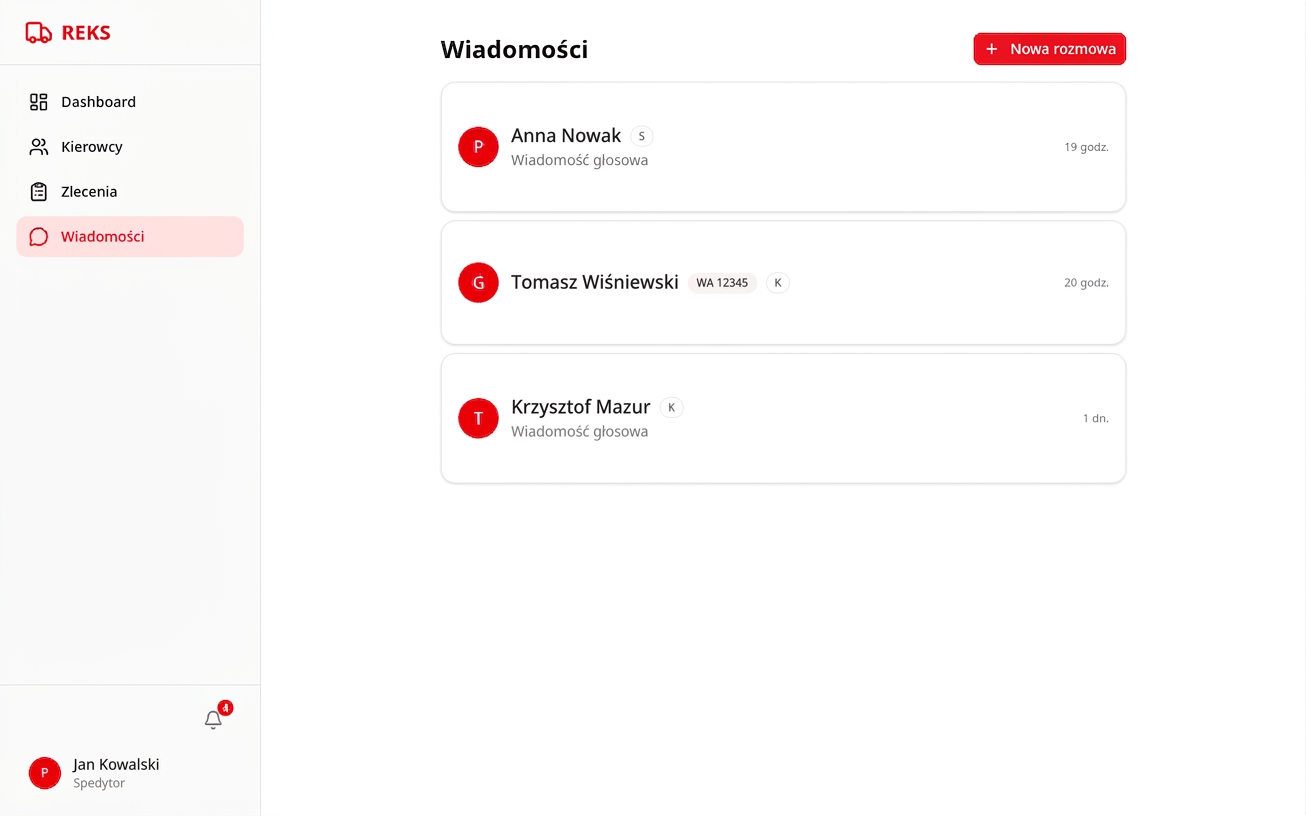 Wiadomości — desktop